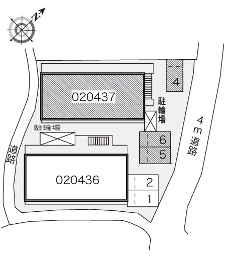 貝塚市加神１丁目 月極駐車場